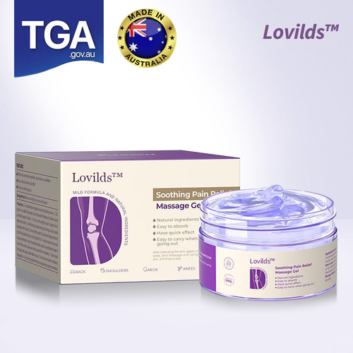 LOVILDS™ Turmeric & Emu Oil Arthritis Soothing Pain Relief Massage Gel 👨⚕️ Australian Osteopathic Association (AOA) Approved