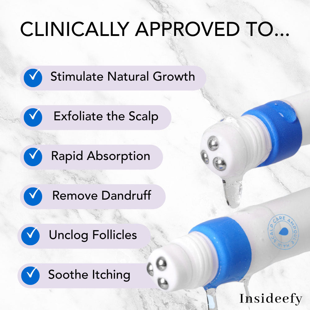 Insideefy™Hair Therapy Ampoule-Tired of Seeing Hair on Your Brush? Fight Hair Loss at the Root