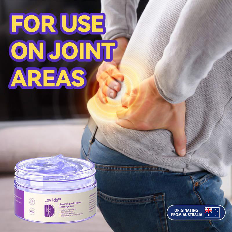 LOVILDS™ Turmeric & Emu Oil Arthritis Soothing Pain Relief Massage Gel 👨⚕️ Australian Osteopathic Association (AOA) Approved